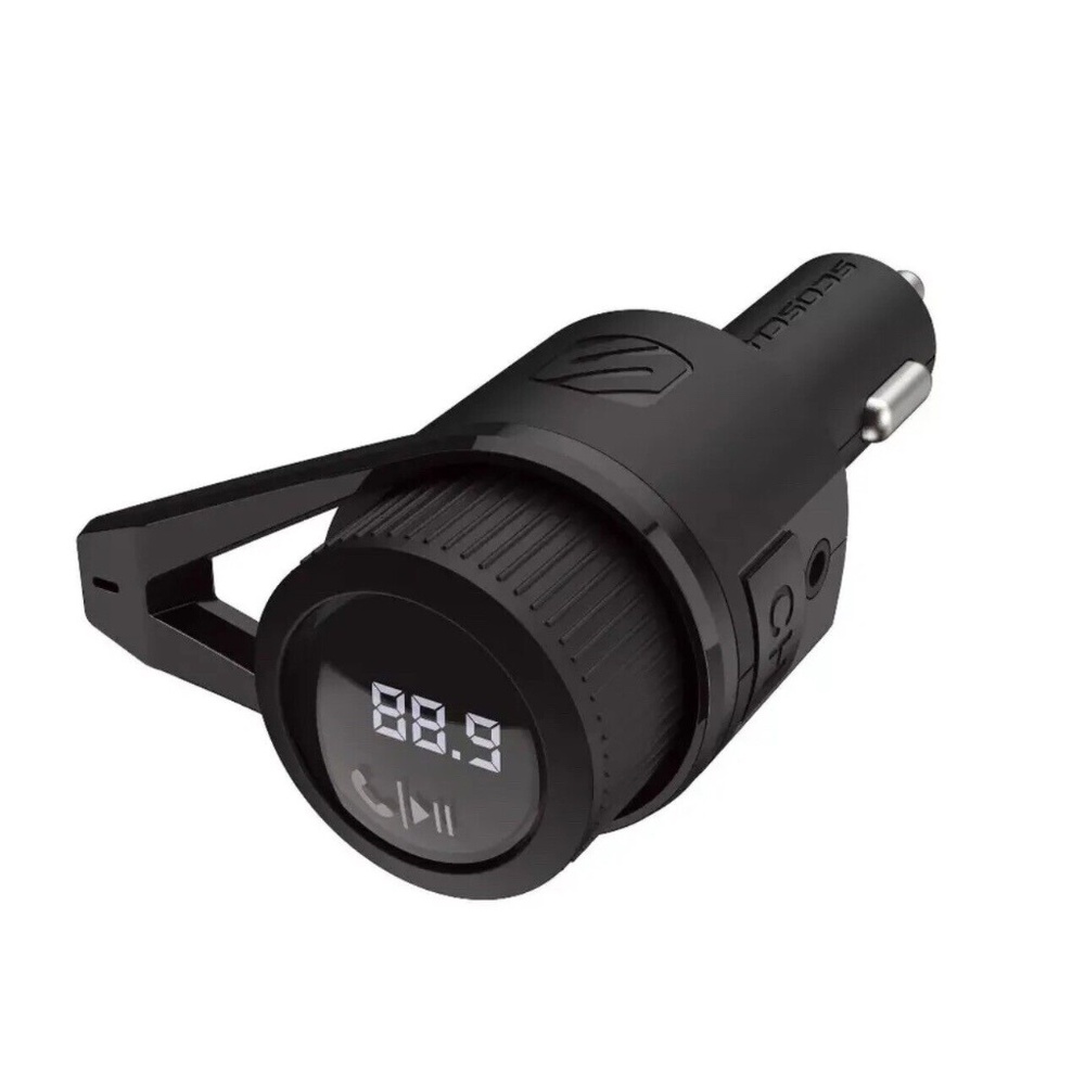 Scosche Bluetooth FM Transmitter 2.4A/12W 2 USB Ports